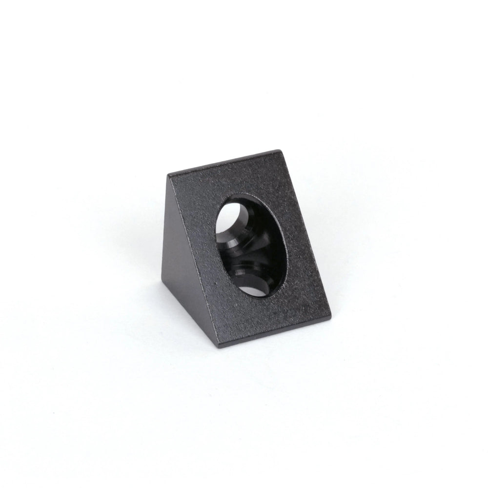 Conector de esquina en ángulo negro OpenBuilds