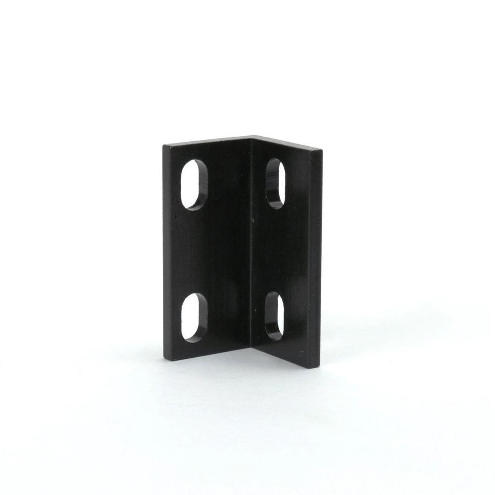 OpenBuilds Soporte en L de doble orificio (negro)