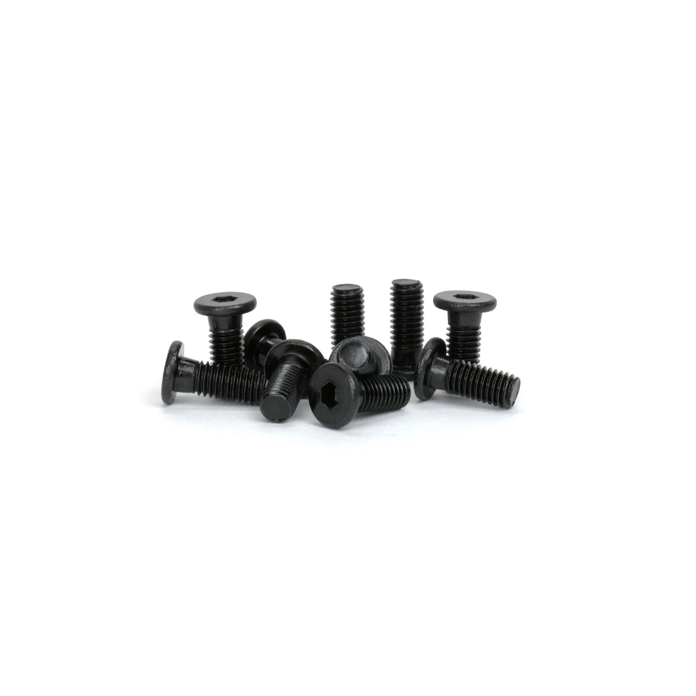 Tornillos de cabeza cilíndrica con hexágono interior de perfil bajo OpenBuilds M5x12 mm (negros) (paquete de 10)