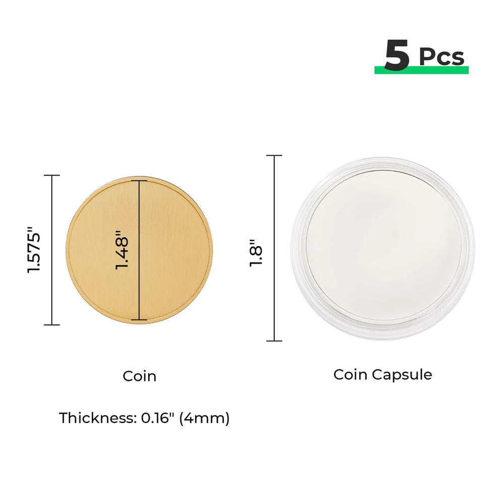 Monedas conmemorativas para xTool (5 unidades)