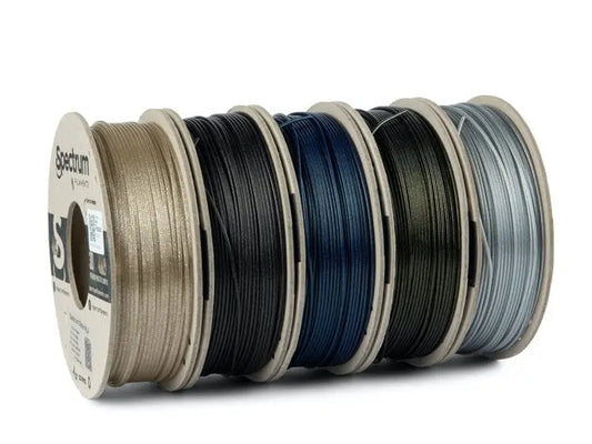 PLA Glitter Multi Pack - Spectrum Glitter PLA Filament - 1.75mm, 5x 0.25kg