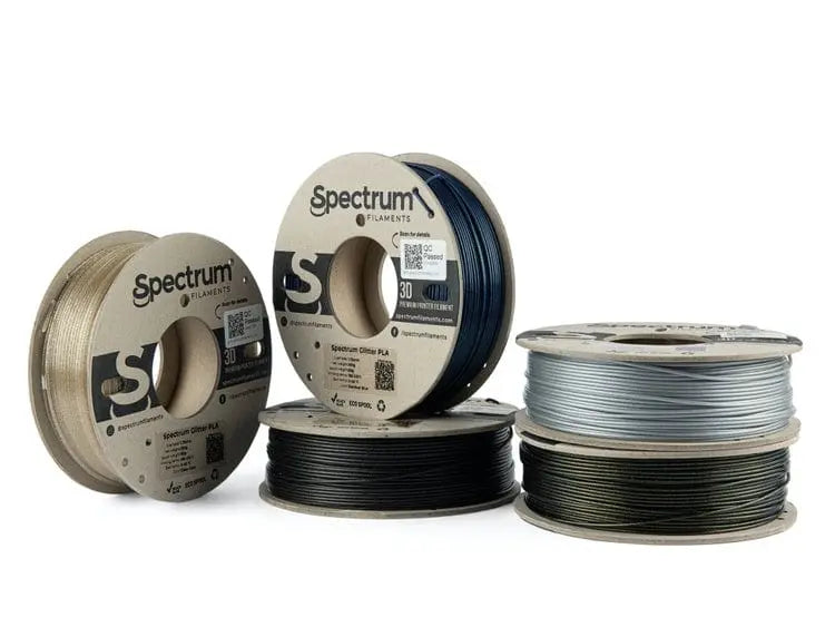 PLA Glitter Multi Pack - Filamento PLA Glitter Spectrum - 1.75 mm, 5 x 0.25 kg