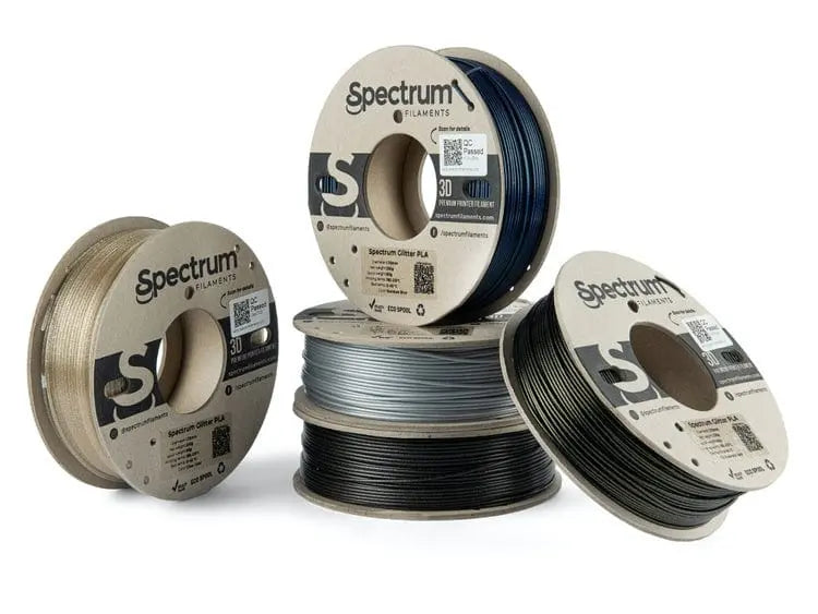 PLA Glitter Multi Pack - Filamento PLA Glitter Spectrum - 1.75 mm, 5 x 0.25 kg