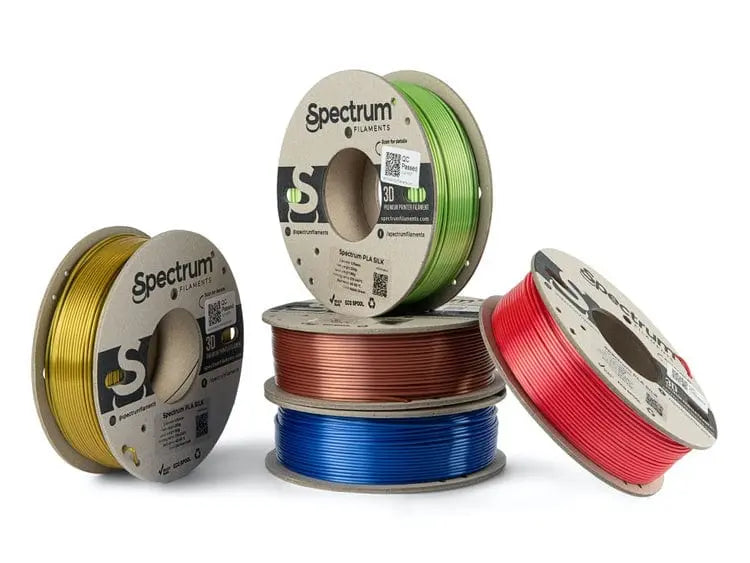 Aluminio plateado - Filamento PLA Spectrum Silk de 1,75 mm - 1 kg