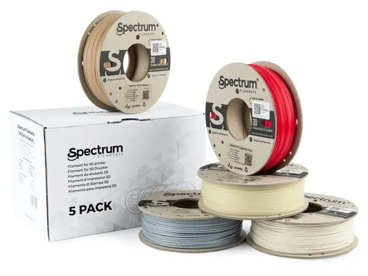 PLA Specials Multi Pack - Spectrum PLA Specials Filament - 1.75mm, 5x 0.25kg