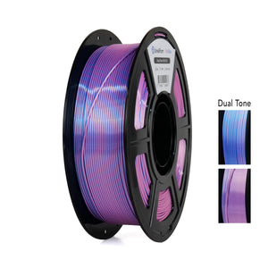 Pink/Blue - Unveil Form DualTone Silk PLA - 1.75mm, 1kg