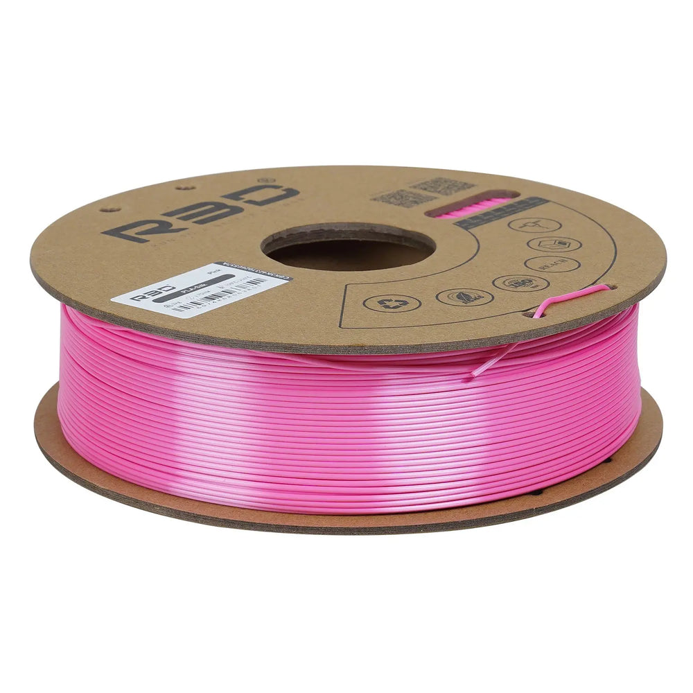 Pink - R3D Silk PLA Filament - 1.75mm, 1kg R3D