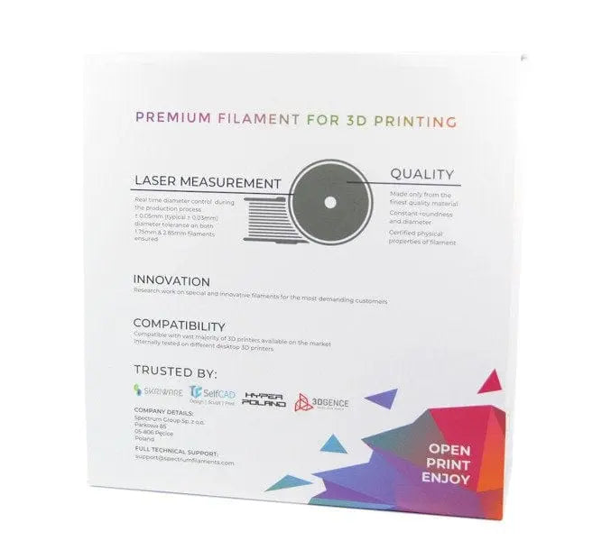 Polar White - Spectrum PLA Tough Filament - 1.75mm, 1kg