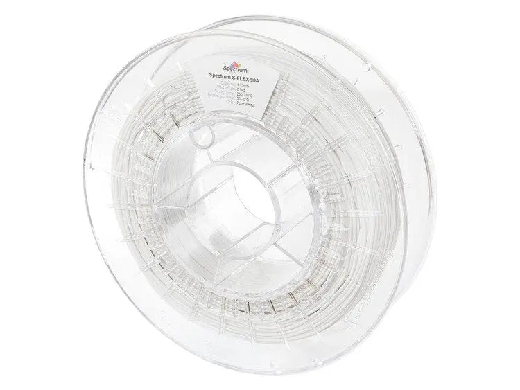 Polar White - Filamento Spectrum S-Flex 90A - 1,75mm, 0,5kg