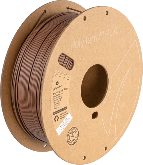 Army Brown - Polymaker PolyTerra PLA - 1.75mm, 1kg