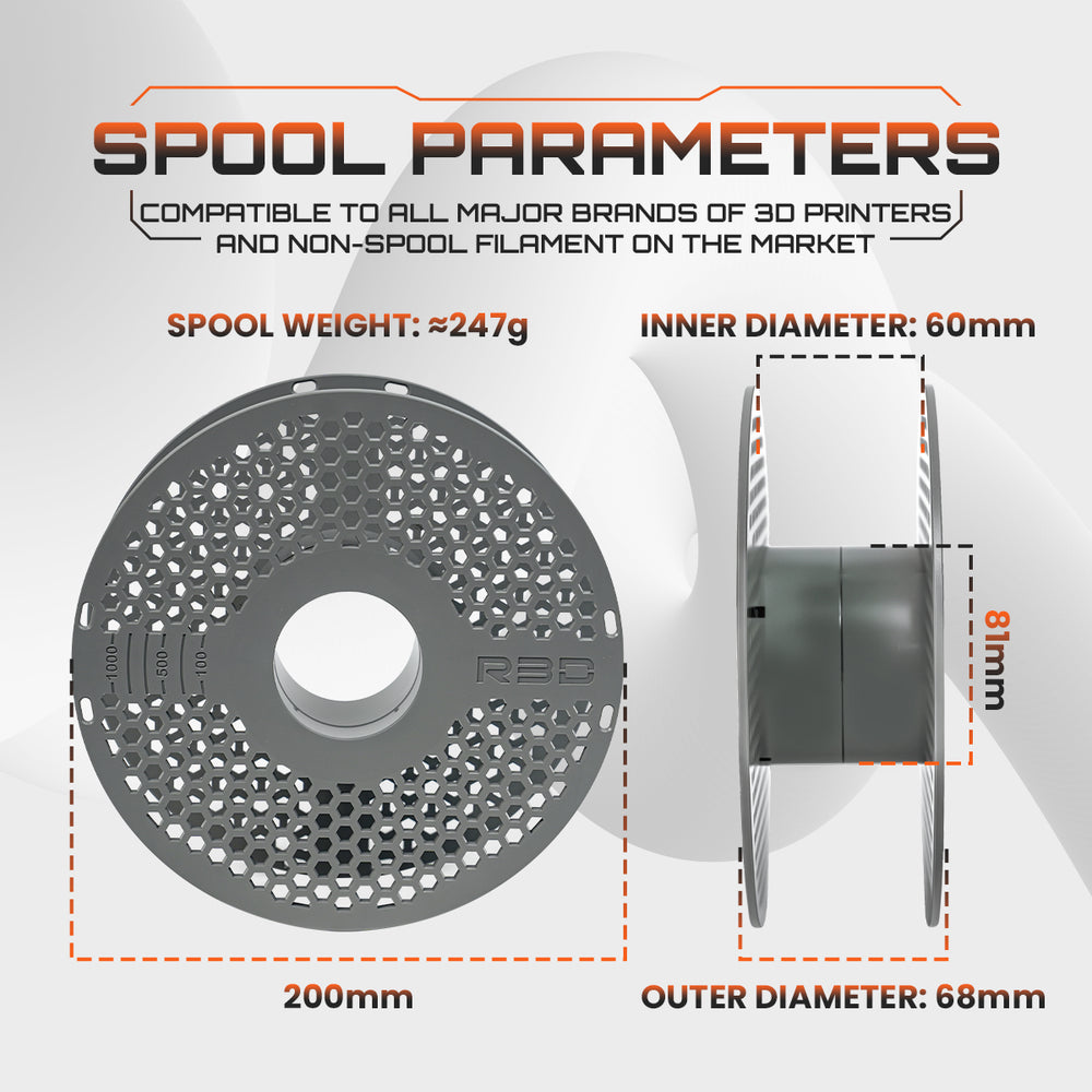 R3D Bambu Compatible Reusable Master Spool R3D