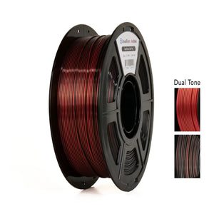 Red/Black - Unveil Form DualTone Silk PLA - 1.75mm, 1kg