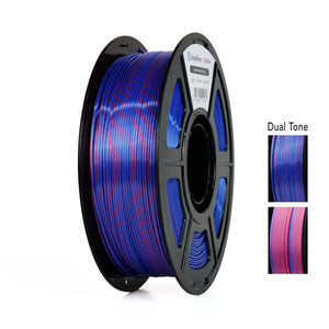 Red/Blue - Unveil Form DualTone Silk PLA - 1.75mm, 1kg