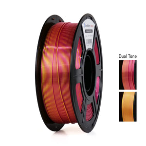 Red/Gold - Unveil Form DualTone Silk PLA - 1.75mm, 1kg
