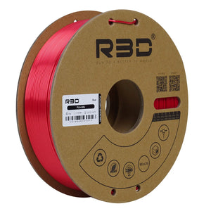 Red - R3D Silk PLA Filament - 1.75mm, 1kg