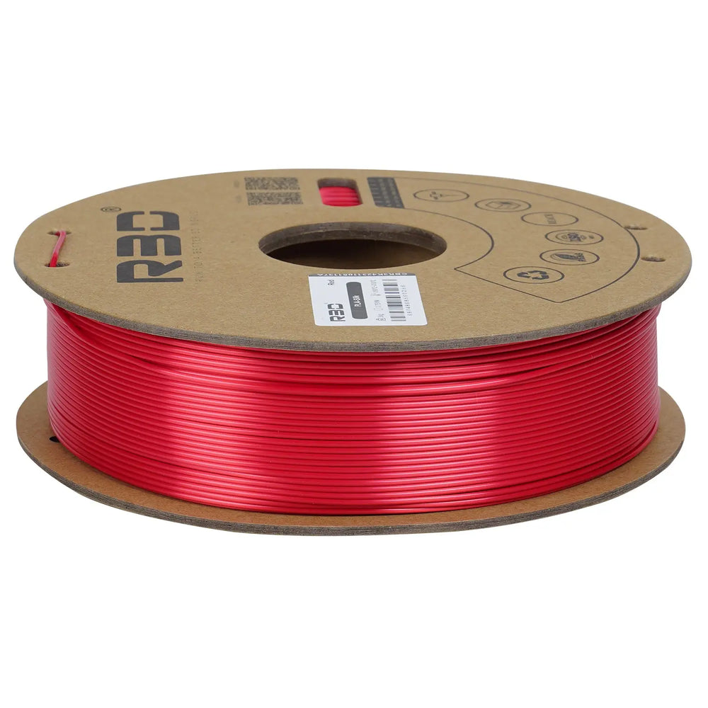 Red - R3D Silk PLA Filament - 1.75mm, 1kg R3D