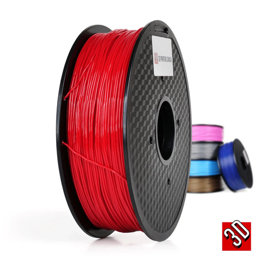 Rojo - Filamento TPU estándar - 1,75 mm, 1 kg