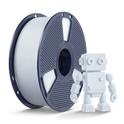 White - Sunlu PETG Filament - 1.75mm, 1kg - w/ Reusable Spool