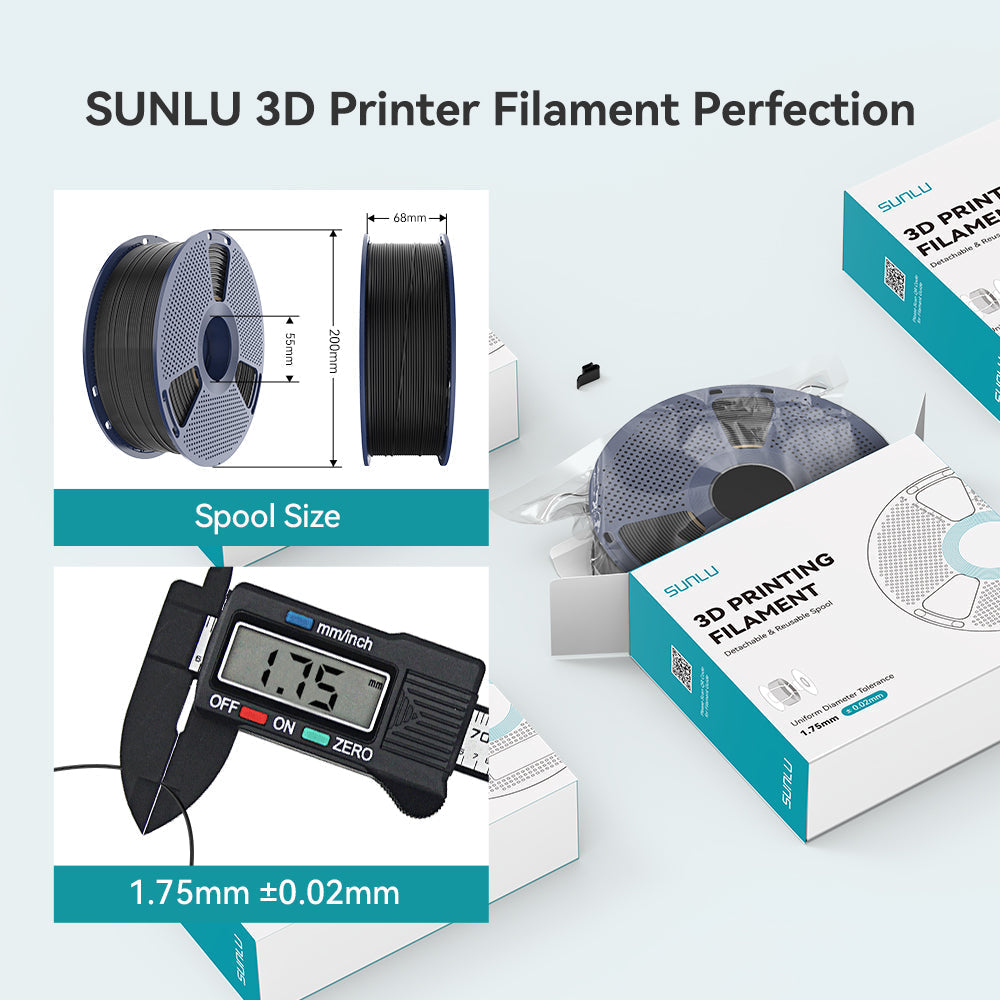 Sunlu PETG Filament - 1.75mm, 1kg 3D Printing Canada