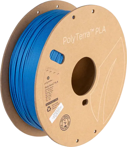 Sapphire Blue - Polymaker PolyTerra PLA - 1.75mm, 1kg Polymaker
