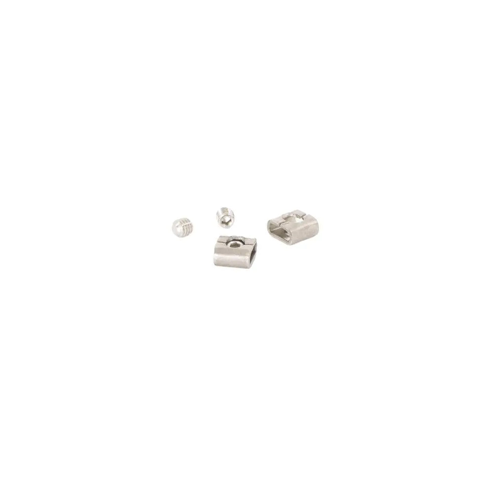 Abrazadera para correa de distribución GT2 de 6 mm con tornillo prisionero