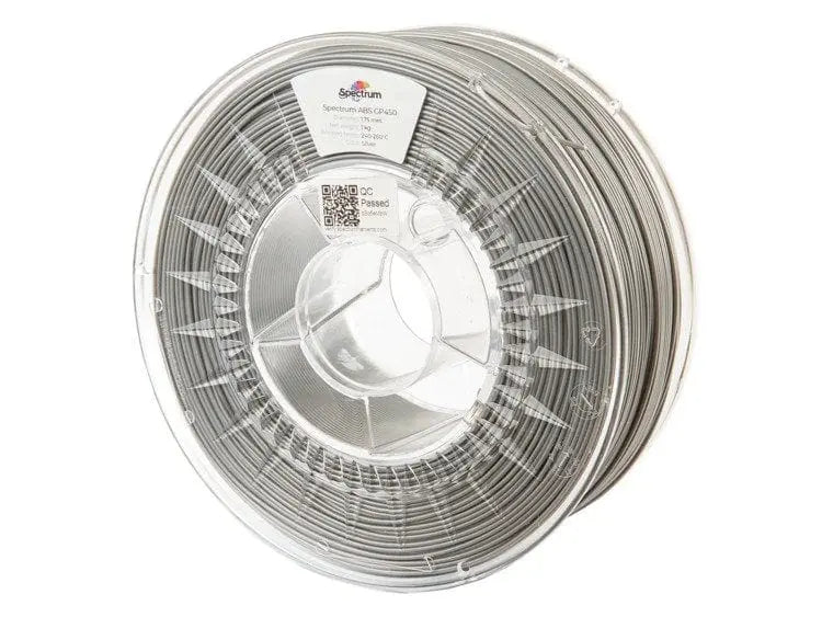 Silver - Spectrum ABS GP450 Filament - 1.75mm, 1kg