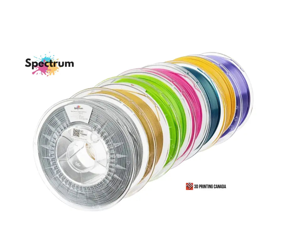 Silver Steel - Spectrum PET-G HT100 Filament - 1.75mm, 0.5kg Spectrum Filaments