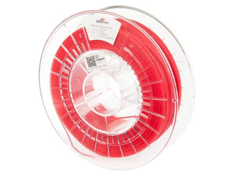 Rojo Termoactivo - Filamento Especial Spectrum PLA 1.75mm - 0.5 kg