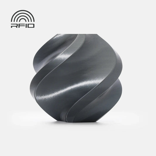 Titan Gray - Bambu Lab PLA Silk+ Filament - 1.75mm, 1kg