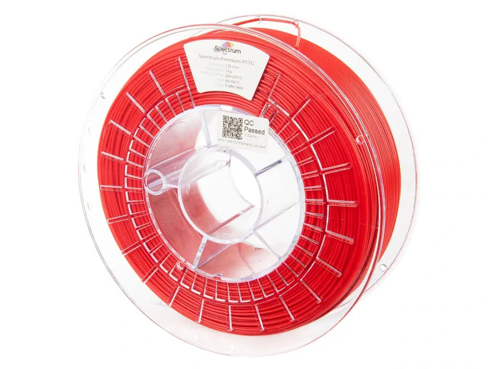 Traffic Red - Spectrum Premium PCTG Filament - 1.75mm, 1kg Spectrum Filaments