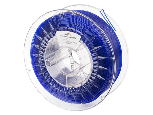 Transparent Blue - Spectrum PETG Filament - 1.75mm, 1kg