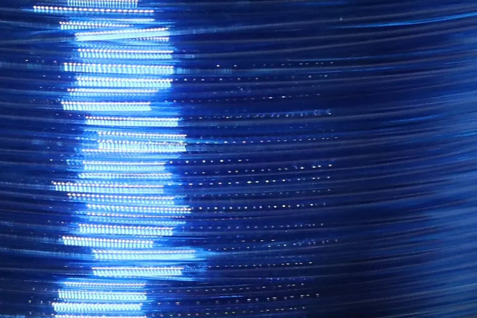 Azul transparente: filamento PETG estándar - 1,75 mm, 1 kg