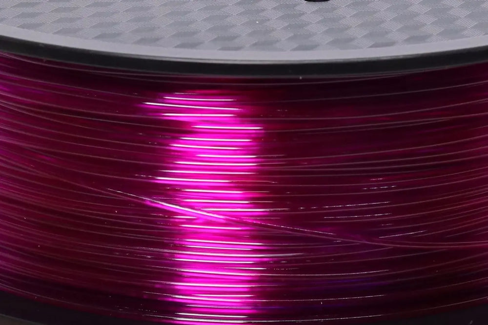 Púrpura transparente: filamento PETG estándar - 1,75 mm, 1 kg