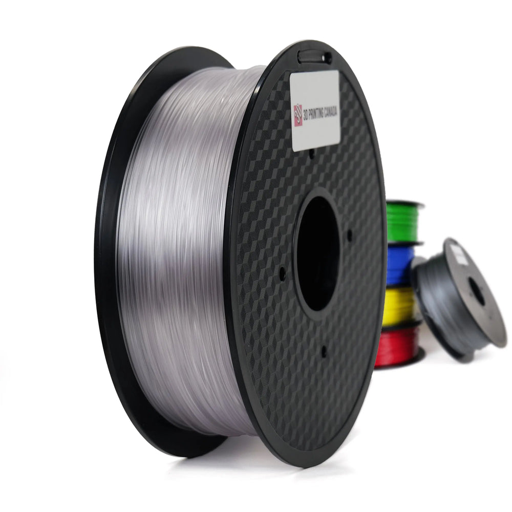 Filamento PETG transparente - estándar - 1,75 mm, 1 kg