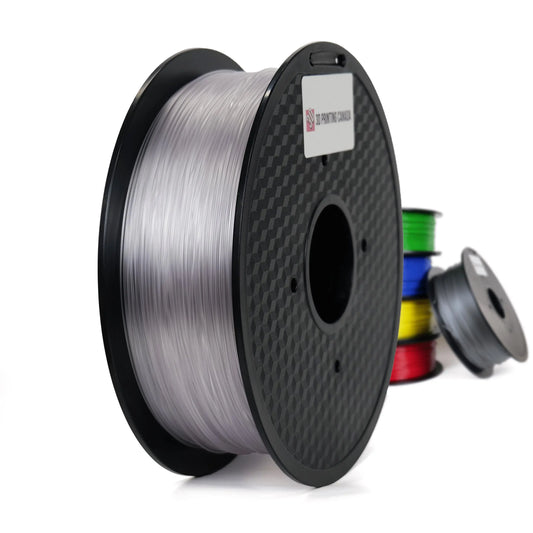 Transparent - Standard PETG Filament - 1.75mm, 1kg