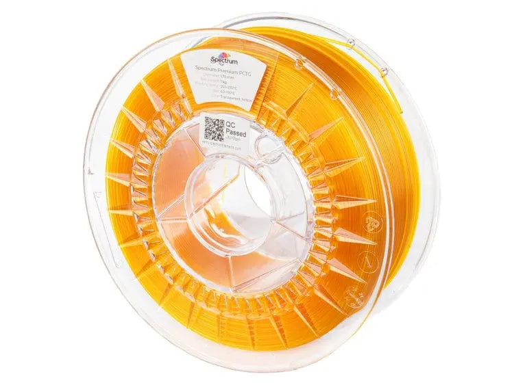 Transparent Yellow - Spectrum Premium PCTG Filament - 1.75mm, 1kg