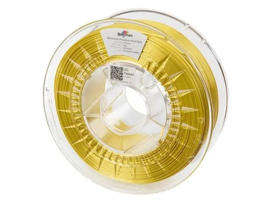 Unmellow Yellow - 1.75mm Spectrum Silk PLA Filament - 1 kg