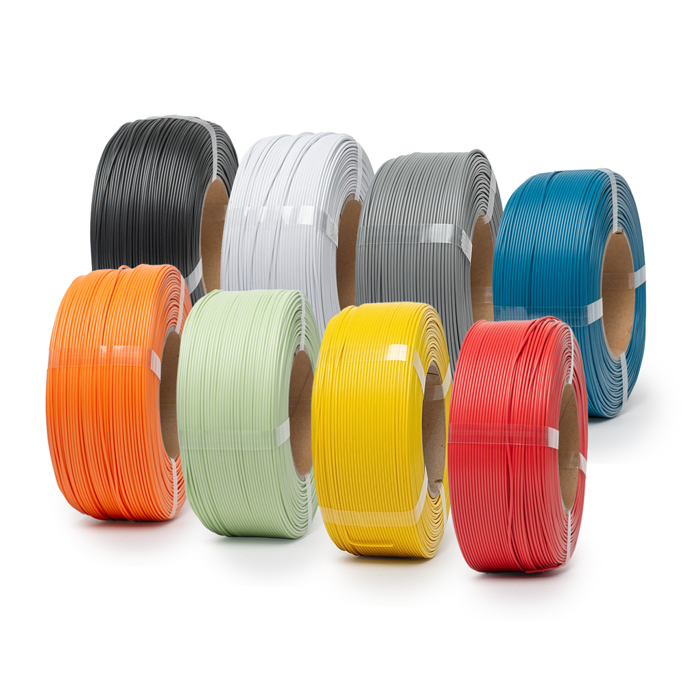 Matte Multi Colour Pack - Unveil Form Matte PETG Filament 8-Pack (8 × 1kg), Refill - 1.75mm Unveil Form