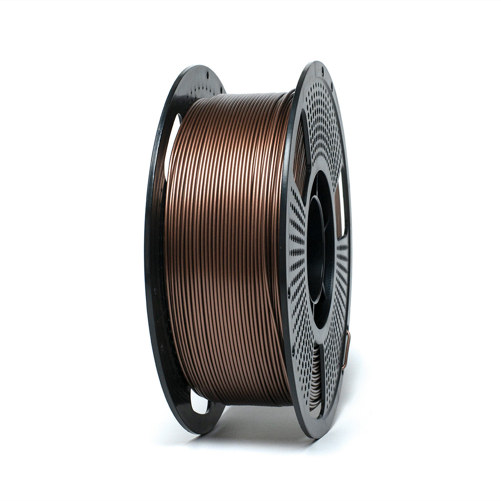 Bronze - Unveil Form Metallic Silk PETG  - 1.75mm, 1kg (with Spool) Unveil Form