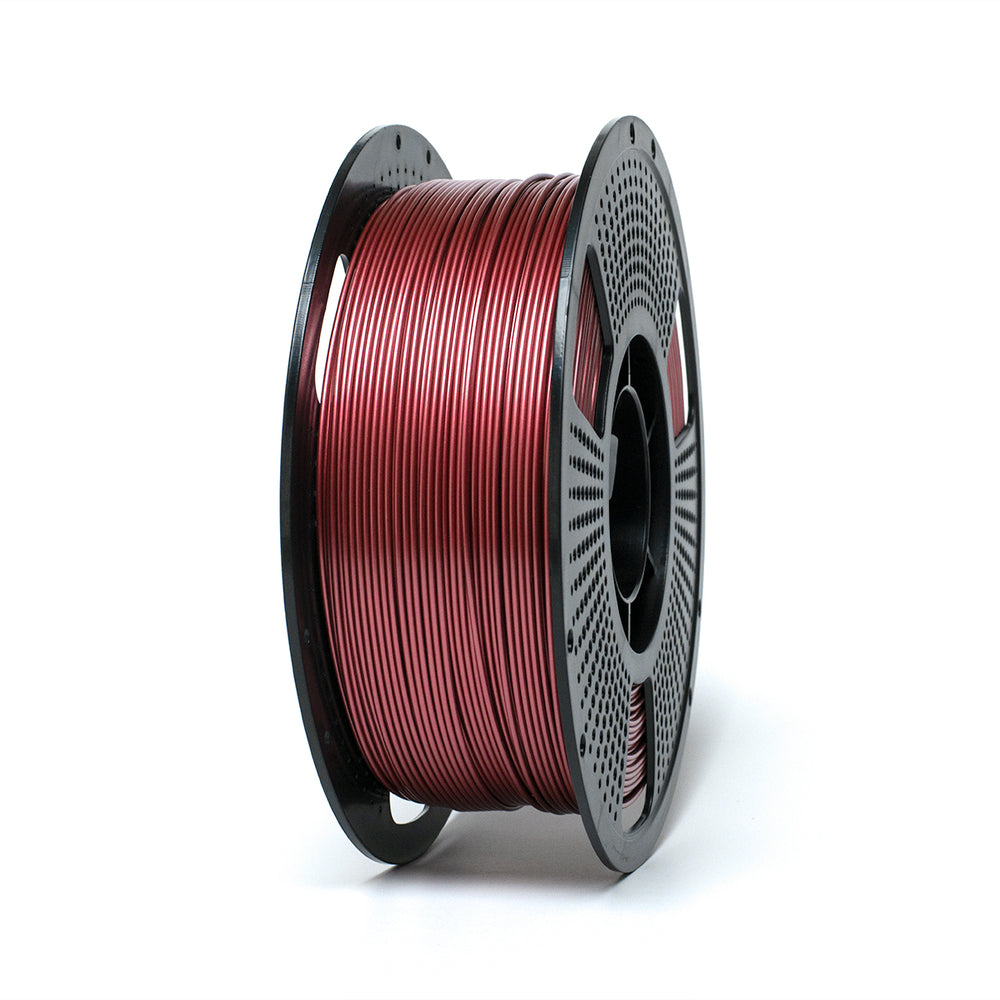 Rose Red - Unveil Form Metallic Silk PETG  - 1.75mm, 1kg (with Spool) Unveil Form