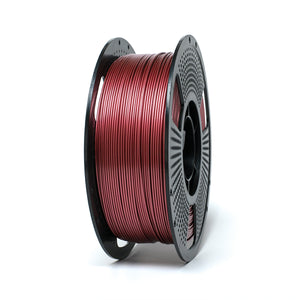 Rose Red - Unveil Form Metallic Silk PETG  - 1.75mm, 1kg (with Spool)