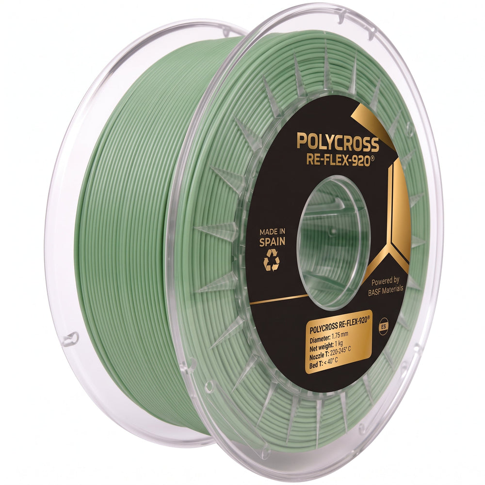 Green - Sakata Re-Flex-920 Filament - 1.75mm, 1kg Sakata