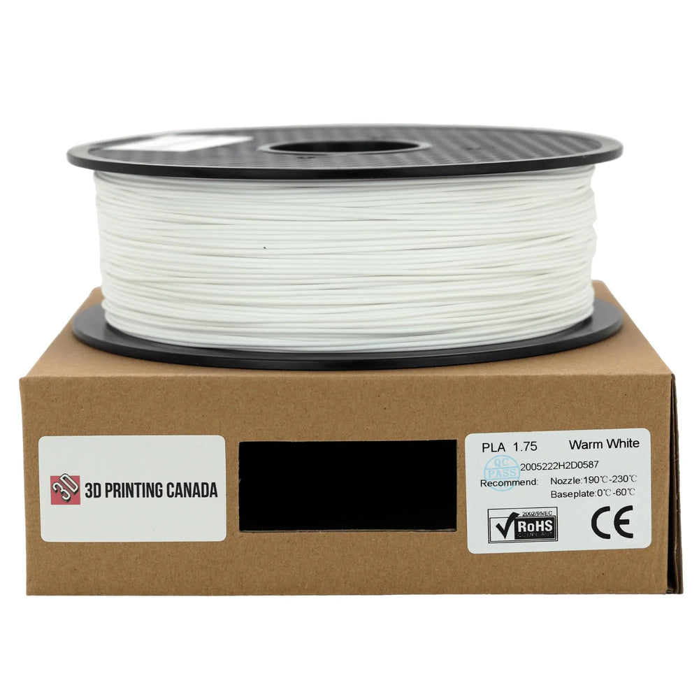 Blanco Cálido - Filamento PLA Estándar - 1.75mm, 1kg
