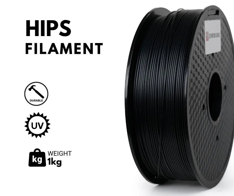White - 1.75mm HIPS Filament - 1kg