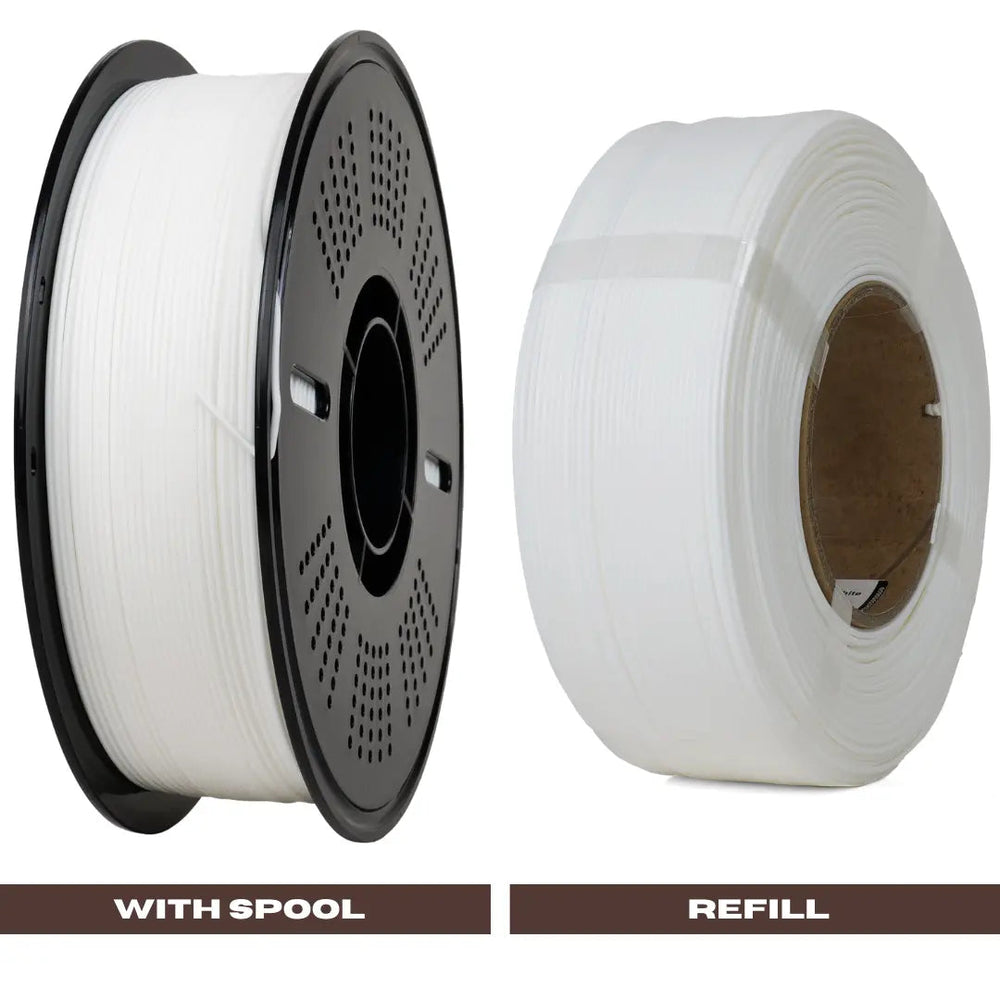 White - Budget PLA Filament - 1.75mm, 1kg