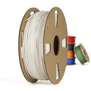 White - Canadian-made Matte PLA+ Filament - 1.75mm, 1kg