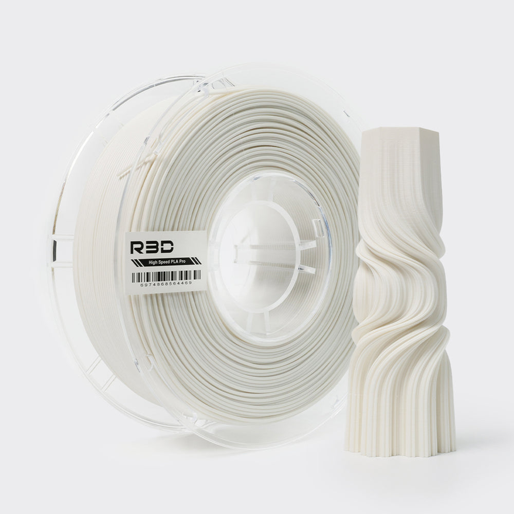 White - R3D High Speed Matte PLA Filament - 1.75mm, 1kg