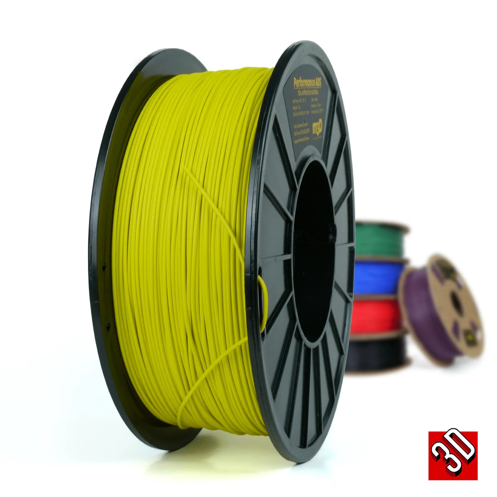 Yellow - 1.75mm Matter3D Performance ABS Filament - 1kg