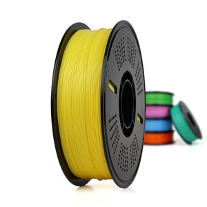 Yellow - Budget PLA Filament (With Spool) - 1.75mm, 1kg