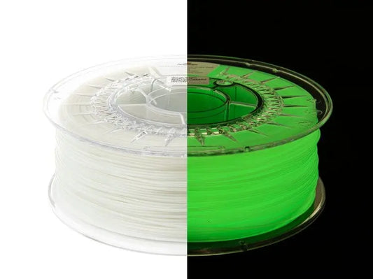 Yellow-Green - Spectrum PET-G Glow in the Dark Filament - 1.75mm, 0.5kg